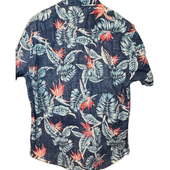 Molokai XL Floral Hawiian Button Down Casual Short Sleeve Shirt - Picture 3 of 10